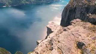 Coast - The Most high Rocky Coast in NORWAY - aerial view