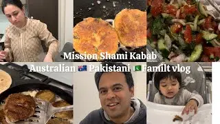 Mission shami Kabab Australian 🇦🇺 Pakistani 🇵🇰 Family Dinner Preparation weekend Meal