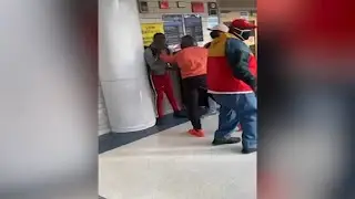 CPS high school security guard violently scuffles with student: Video