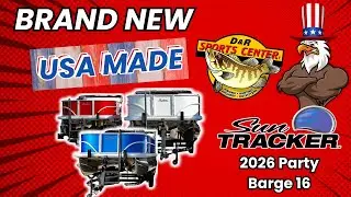 SLEAK/STYLISH/AFFORDABLE PONTOON - All new 2026 Sun Tracker Party Barge 16