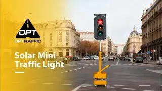 OPTRAFFIC Solar Traffic Light Trailer - See It in Action
