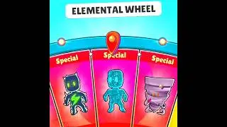 The Real Gaming Guru || Stumble Guys I Got New Special Skin ELEMENTAL WHEEL || #stumbleguys
