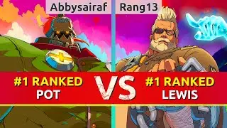GGST ▰ Abbysairaf (#1 Ranked Potemkin) vs Rang13 (#1 Ranked Goldlewis). High Level Gameplay