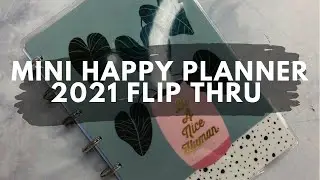 2021 Mini Dashboard Happy Planner Flip Thru