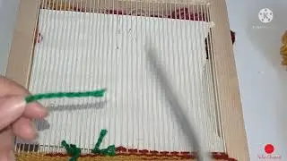 ماده النسيج 🧶🧵كليه تربيه نوعيه قسم تربيه فنيه ماده النسيج للفرقه الثالثه (غرزه الوبري)🧶🧵