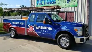 HVAC Truck Wrap for Airsmiths Cooling & Heating