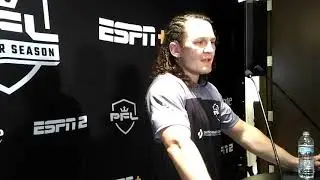 PFL 4 2019 - David Michaud Post-Fight Scrum