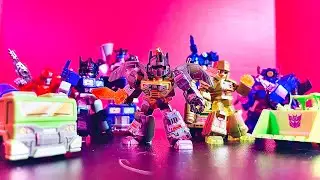 These Mini TRANSFORMERS are AMAZING! (Stop Motion Review) | Blokees DV03 Heavy Metal War