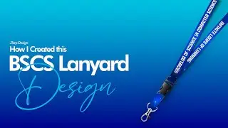 How I Created this Lanyard Design for Computer Science
