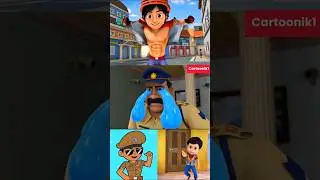 Shiva vs Little Singham vs vir robot boy #Shorts #viral #trending