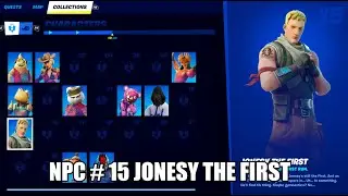 Fortnite Location - NPC # 15 JONESY THE FIRST - Talk to - Chapter 3 Season 3