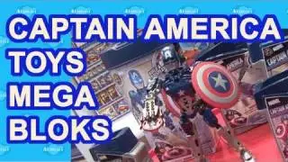 Captain America Toys MEGA Bloks 2011 New York Toy Fair Preview
