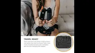 Talon Percussion Massage Gun + Massage Cane + Gun Holder System - Deep Tissue Muscle Massager