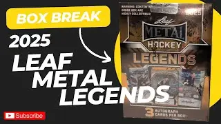 NEW 2025 Leaf Metal Legends! #/10 or less! Box break!