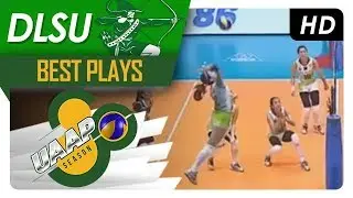 UAAP 80 WV: Desiree Cheng sinks UE with an accurate cross-court hit! | DLSU | Best Plays