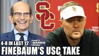 Lincoln Riley is 4-8 in his last 12?! Paul Finebaum LAUGHS OFF USC’s loss 👀 | The Matt Barrie Show