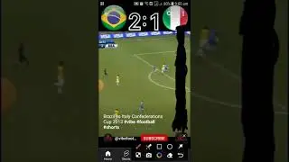 Brazil vs Italy confederations cup 2013 #vibe #football #shorts