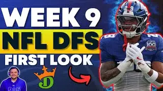 NFL  DFS Week 9 Preview: Top Plays and Winning Lineup Process DRAFTKINGS