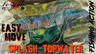 LE-FISH PE100 AJ 🎣💥🐟 (english) First Catches Topwater WTD VERY EASY #aliexpress #fishing #wtd #haul