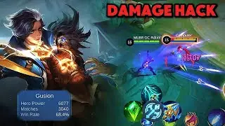 Gusion New Damage Hack Build 💀 || MLBB GC Gusion Gameplay