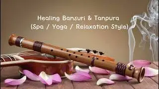 Calm Indian Meditation Music - Bansuri & Tanpura Drone | Deep Sleep, Stress Relief, Yoga Music