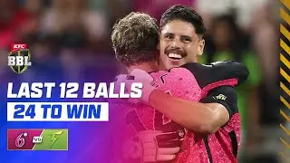 THRILLING last two overs of the Sydney Smash | #BBL14