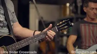 B&G Little Sister Crossroads in Black with a lovely cutaway