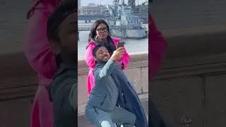 London Bridge photo session went wrong😁#funny #comedy #shortsvideo #shorts