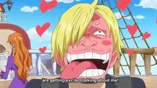 Sanji Pervert moment - Eng Subtitle | Funny moment | One Piece | onepiece