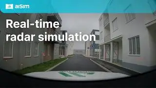 aiSim real-time radar simulation