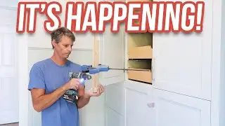 It Finally Looks Like a Real Pantry! Adding Hardware (Kitchen Renovation Story 9)