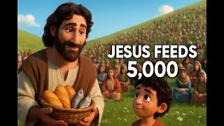 ✨ Jesus Feeds 5,000 People &ndash; Pixar-Style 3D Bible Story for Kids & Adults ✨