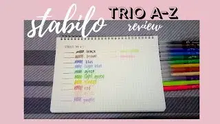 stabilo trio a-z | review