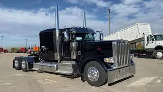 Black Sapphire beauty!  2022 Peterbilt 389 with 72