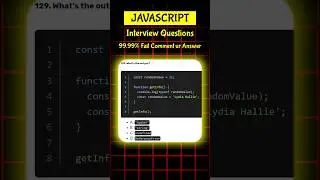 #1 JavaScript interview Q&A : Test your Js Skill #shorts #mrcoder #MRCODER