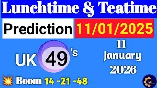 Uk49s Lunchtime Prediction 11 January 2026 | Uk49s Lunchtime Prediction For Today