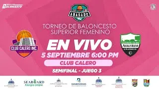 Calero v Pueblo Nuevo | 2025 | SEMIFINAL | JUEGO 3 | #TBSFemeninoAbasado