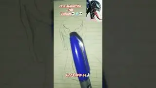 Venom💀💧💀Drawing🤏 #shorts​​ #hanuman​​ #drawing​​ #ytshorts