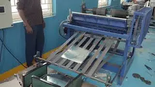 Reel to Sheet cutting machine parcel sheet dona plates paper plate raw material making