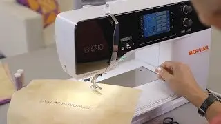 Sewing tutorial: decorative stitches on the B 535, B 540, B 570 QE and B 590 (video tutorial)
