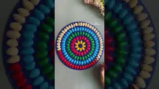 Pista shell wall hanging craft ideas #youtubeshorts #shorts #diy #craft #wallhanging