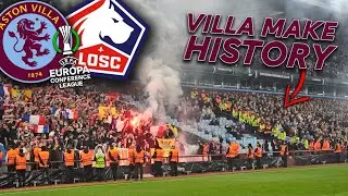 1,300 LOSC LILLE ULTRAS & ROCKING VILLA PARK at Aston Villa 2-1 LOSC LILLE