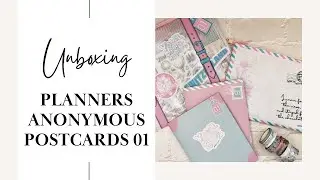 Unboxing | Planners Anonymous - Postcards 01