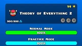 Theory of everything 2 Geometry dash (With Reaction)