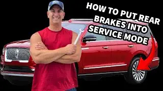 Lincoln Navigator Rear Brake Service Mode Made Easy!
