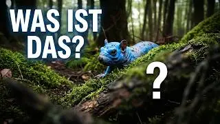 Tierdokumentationen mit Google Labs Veo3 erstellen: blaubraunes haselnusskl&ouml;tiges Kommentarh&ouml;rnchen