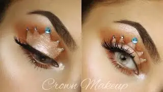 Princess CROWN Eyeshadow Makeup #THEPOWEROFMAKEUP | Julia Dantas