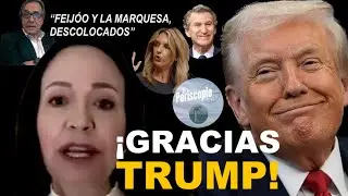 🔥🔥CORINA MACHADO HACE SALTAR POR LOS AIRES LA GUERRA SUCIA DE FEIJ&Oacute;O Y LA MARQUESA CONTRA TRUMP🔥🔥