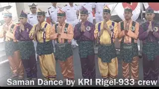 KRI Rigel 933 Crew - Tari Saman (Malaga)
