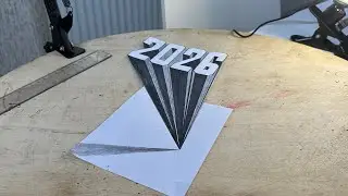 رسم ثلاثي الأبعاد 2026 | 3D Drawing 2026 – Amazing Optical Illusion Art